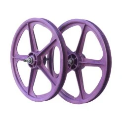 Skyway Tuff II 5 Spoke Wheelset -Canyon Sport Store skyway tuff ii 5 spoke wheelset wheel sets bmx international purple right hand drive 7
