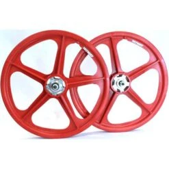 Skyway Tuff II Rivet 20 Wheelset -Canyon Sport Store skyway tuff ii rivet 20 wheelset wheel sets bmx international red right hand drive 4