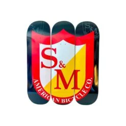 S&M Bikes Big Shield Skateboard Decks / Black