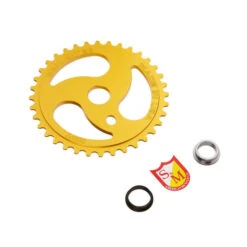 S&M Chainsaw Sprocket -Canyon Sport Store sm chainsaw sprocket sprockets bmx international gold 36t 6
