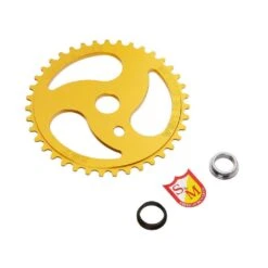 S&M Chainsaw Sprocket -Canyon Sport Store sm chainsaw sprocket sprockets bmx international gold 39t 10