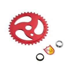 S&M Chainsaw Sprocket -Canyon Sport Store sm chainsaw sprocket sprockets bmx international red 36t 8