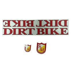 S&M Dirt Bike Frame Decal Set