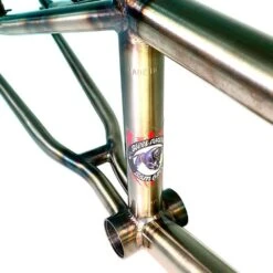 S&M Steel Panther Frame -Canyon Sport Store sm steel panther frame frames bmx international gloss clear raw 23 0tt 6