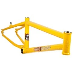 S&M Steel Panther Frame -Canyon Sport Store sm steel panther frame frames bmx international yellow 21 25tt 4