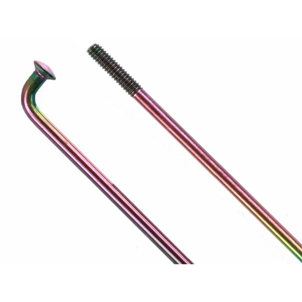 Spectre Stainless Double Butted Spoke Oil Slick (each) / Cut To Size 1 Spectre Stainless Double Butted Spoke Oil Slick (each) / Cut To Size