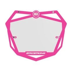 Stay Strong Mini 3D Number Plate -Canyon Sport Store stay strong mini 3d number plate number plates elite cycle imports pink 3