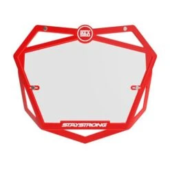 Stay Strong Pro 3D Number Plate -Canyon Sport Store stay strong pro 3d number plate number plates elite cycle imports red 4