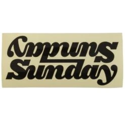 Sunday Classy Downbar Decal