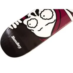 Sunday Creepy Sweeper Skateboard Deck -Canyon Sport Store sunday creepy sweeper skateboard deck misc accessories bmx international blackpurple 4