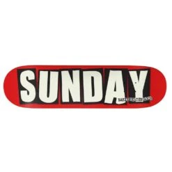 Sunday X Baker Skateboard Deck