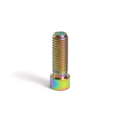 Titanium M8 Low Head Stem Bolt (each) -Canyon Sport Store titanium m8 low profile stem bolt 6 pack nuts and bolts luxbmx black m8 5