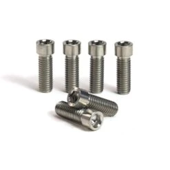 Titanium M8 Low Head Stem Bolt (6 Pack)
