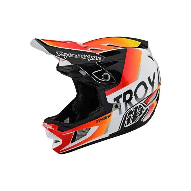 TLD 23 D4 AS Composite MIPS Helmet / Qualifier White / Orange 1 TLD 23 D4 AS Composite MIPS Helmet / Qualifier White / Orange