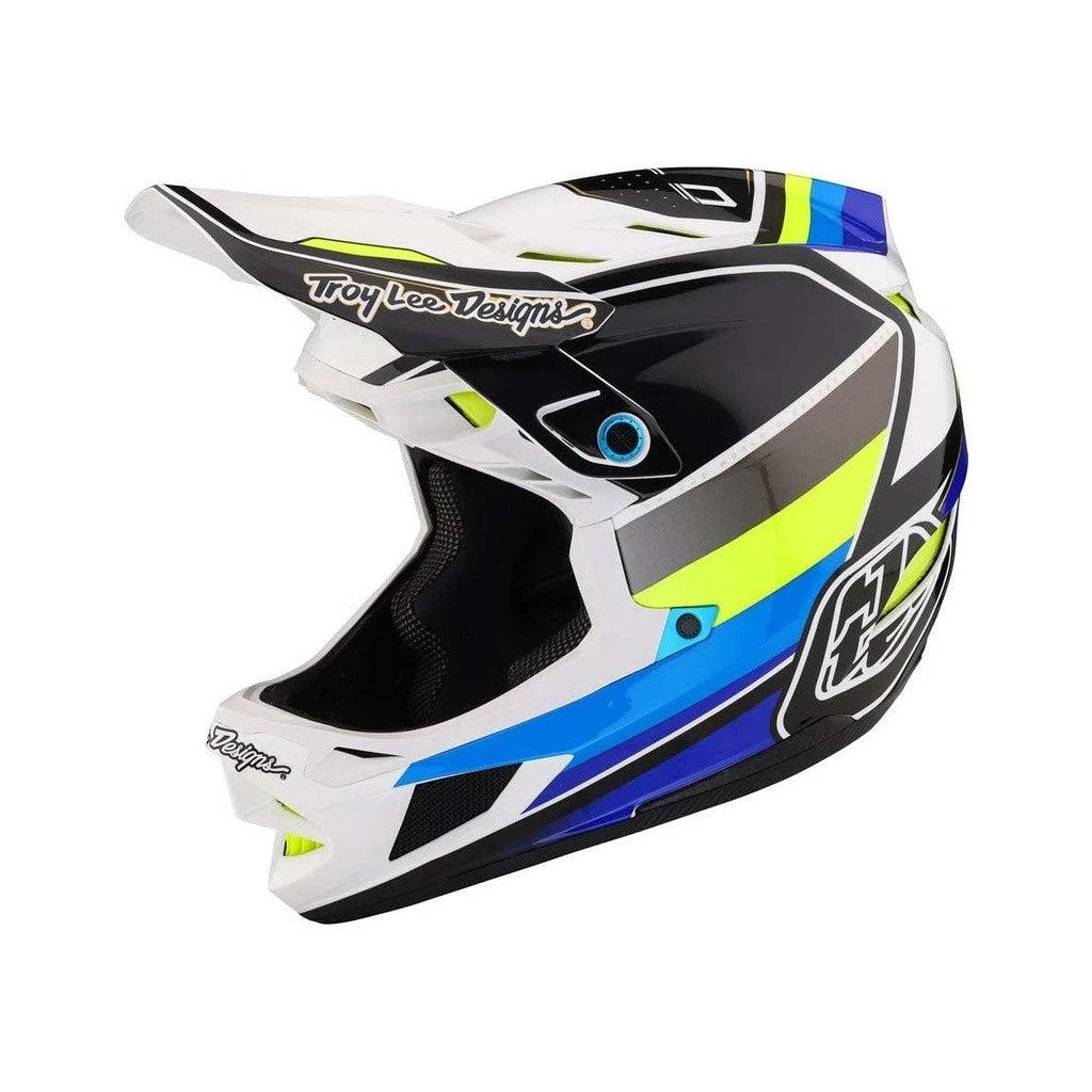 TLD 23 D4 AS Composite MIPS Helmet Reverb White / Blue 1 TLD 23 D4 AS Composite MIPS Helmet Reverb White / Blue