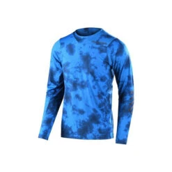 TLD 23 Skyline LS Jersey / Tie Dye Slate Blue
