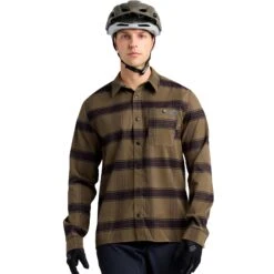 TLD 24.2 Grind Flannel Shirt -Canyon Sport Store tld 24 2 grind flannel shirt t shirts lusty industries dark pine s 13