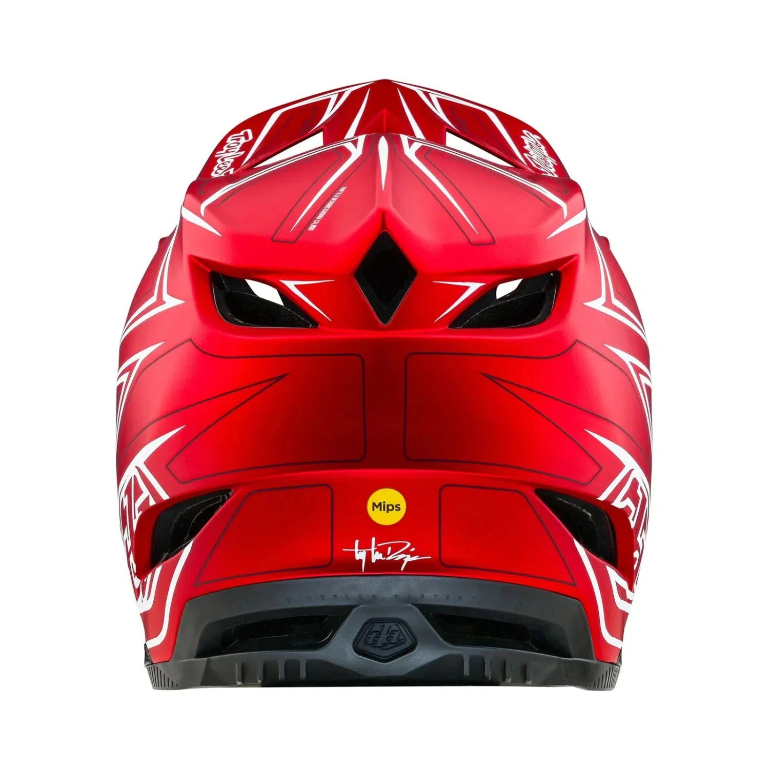 TLD D4 AS Composite Helmet W/MIPS Pinned Red 3 TLD D4 AS Composite Helmet W/MIPS Pinned Red - Image 3