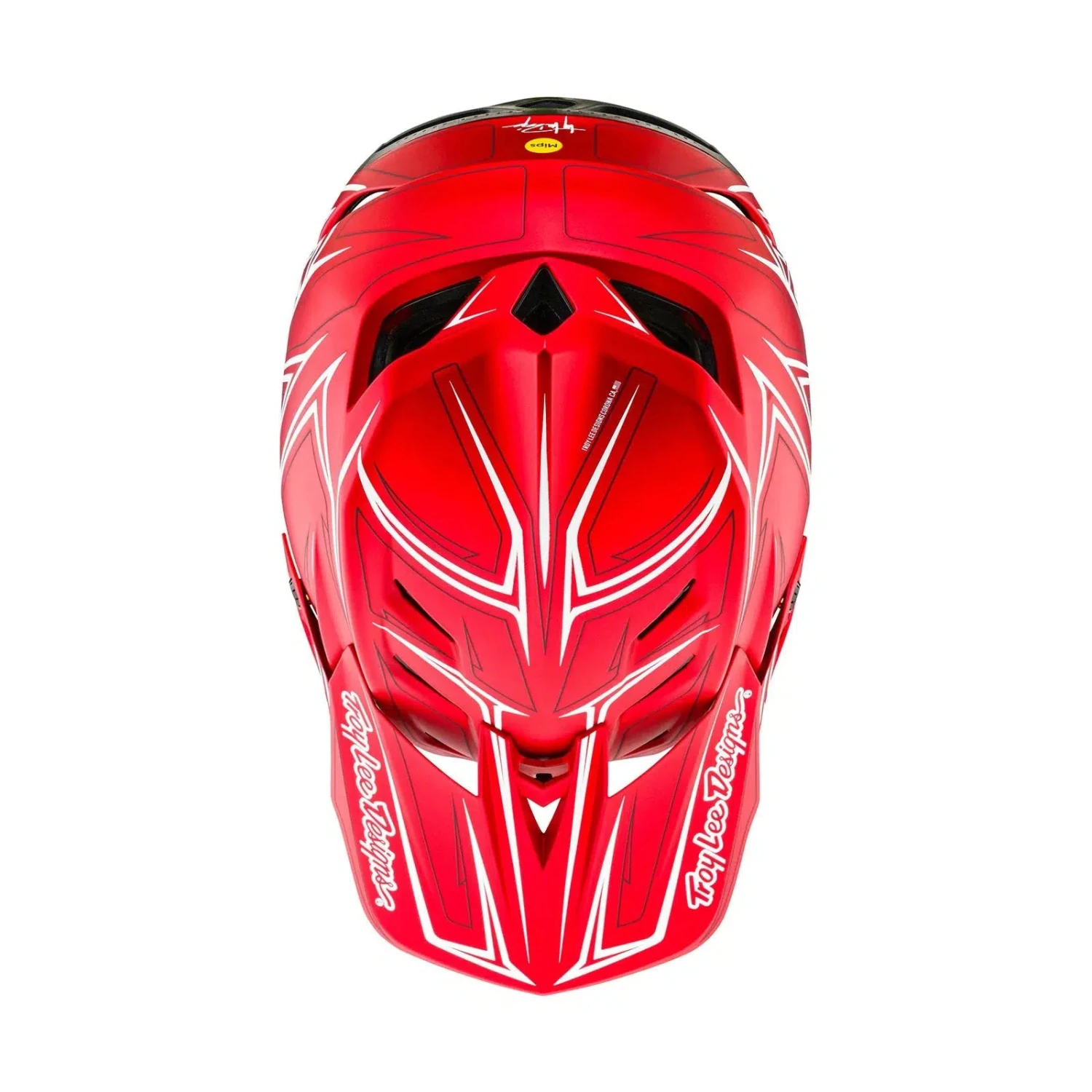 TLD D4 AS Composite Helmet W/MIPS Pinned Red 8 TLD D4 AS Composite Helmet W/MIPS Pinned Red - Image 8