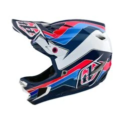 TLD D4 AS Polyacrylite Helmet W/MIPS Block Blue / White