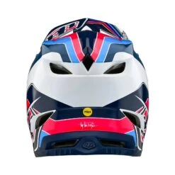 TLD D4 AS Polyacrylite Helmet W/MIPS Block Blue / White -Canyon Sport Store tld d4 as polyacrylite helmet wmips block blue white helmets lusty industries block bluewhite xs s 3