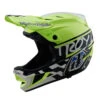 TLD D4 Polyacrylite Helmet (MIPS) / Fifty-50 Navy/Glo Yellow
