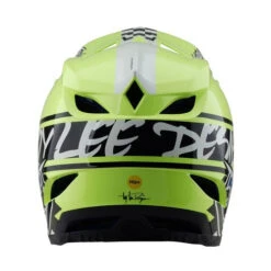 TLD D4 Polyacrylite Helmet (MIPS) / Fifty-50 Navy/Glo Yellow -Canyon Sport Store tld d4 polyacrylite helmet mips fifty 50 navyglo yellow helmets lusty industries yellow xs s 4
