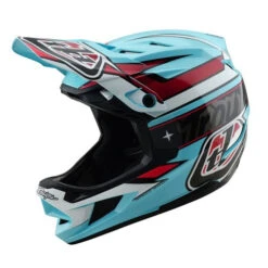 TLD D4 Polyacrylite Helmet (MIPS) / Linear Blue